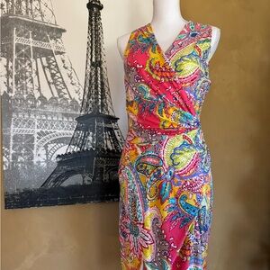 Ralph Lauren Multicolor Paisley Dress